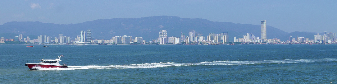 George Town as seen from Butterworth Ferry Terminal