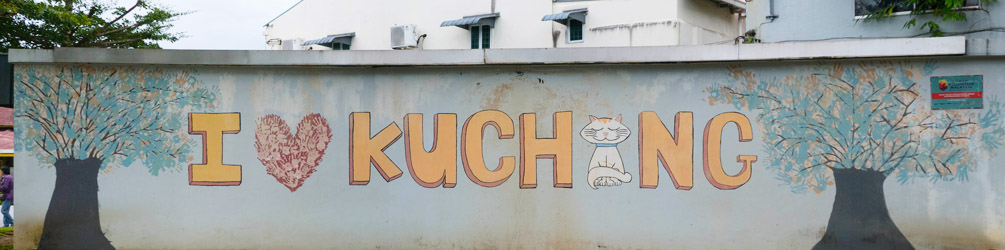 I <3 Kuching street art