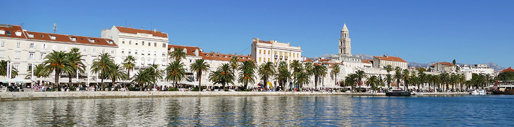 Split as seen from Matejuška port