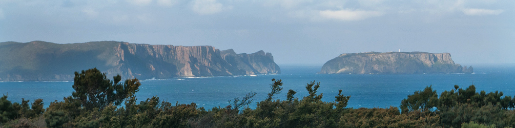 Cape Pillar and Tasman Island, an Island off of the biggest island off of the Biggest Island in the World