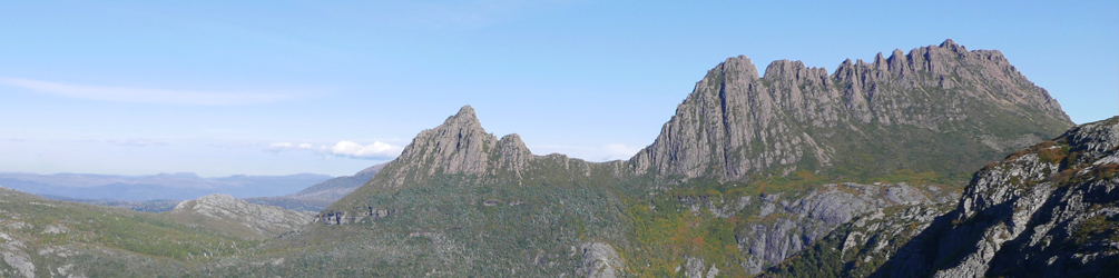 Cradle Mountain as seen from Marions Lookout